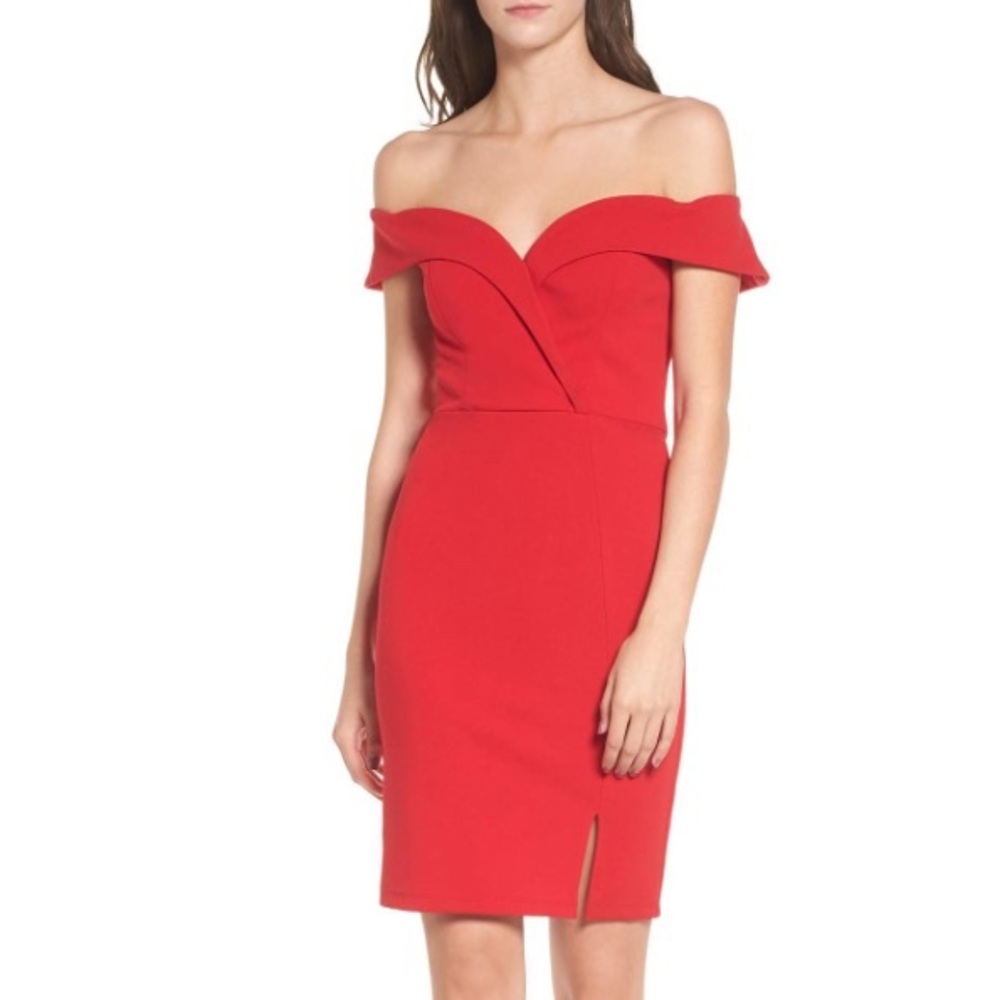 Speechless off the shoulder dress